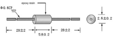 Пластиковый термистор температуры измерения НТК температуры диода пакета МФ54