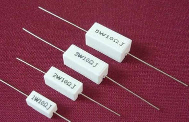 Белый резистор силы цемента 20W 100 ом/100R, высокотемпературный резистор