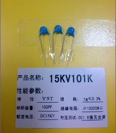 Высокое напряжение керамического конденсатора пленочного резистора 100пф углерода И5Т 15КВ101К 15КВ