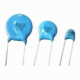 Дисковые конденсаторы 2KV 10000PF радиального голубого допуска RoHS ±10% высоковольтные керамические
