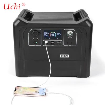 2400W 4800W портативная электростанция на открытом воздухе 2560WH
