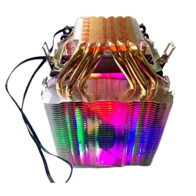 Двойная башня CPU Фан-охладитель Алюминиевый теплоотводытель ПК Материнская плата CPU-охладитель