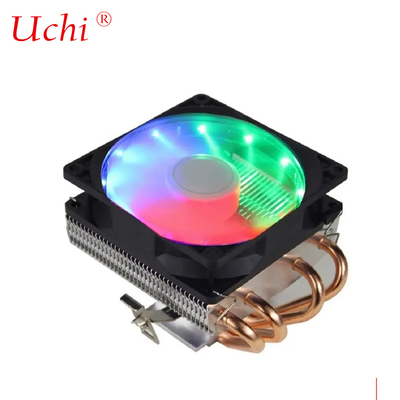 4 Тепловой трубки подталкивать вниз тип CPU охладитель Алюминиевый теплоотгреватель CPU охладитель