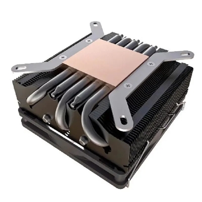 Термопроводный радиатор I3 I5 I7 I9 Lga775 1150 1151 1155 1156 1700 1366 2011 AMD AM4 AM5 Универсальный горизонтальный процессорный охладитель Фан черный