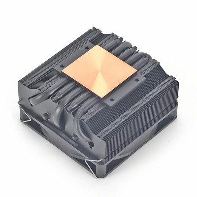 Термопроводный радиатор I3 I5 I7 I9 Lga775 1150 1151 1155 1156 1700 1366 2011 AMD AM4 AM5 Универсальный горизонтальный процессорный охладитель Фан черный