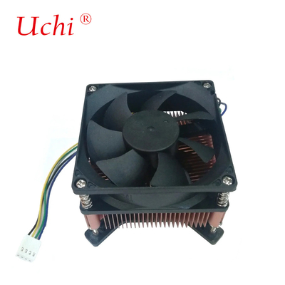 Медное теплоотводное отверстие теплорассеивающее масло TDP 60W Cpu охладитель вентилятор безмолвный Pwm 3 пин 4 пин I3 I5 Intel Lga775 1150 1151