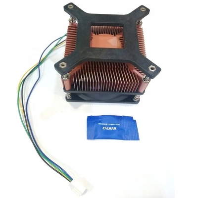 Медное теплоотводное отверстие теплорассеивающее масло TDP 60W Cpu охладитель вентилятор безмолвный Pwm 3 пин 4 пин I3 I5 Intel Lga775 1150 1151