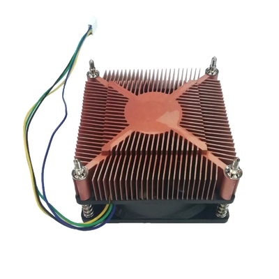 Медное теплоотводное отверстие теплорассеивающее масло TDP 60W Cpu охладитель вентилятор безмолвный Pwm 3 пин 4 пин I3 I5 Intel Lga775 1150 1151
