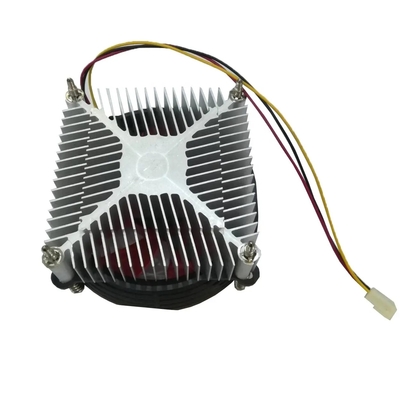 Процессор-охладитель ПК Процессор Intel Socket Lga775 115 Алюминиевый терморегулирующий вентилятор 3-Pin 4-Pin Pwm Function