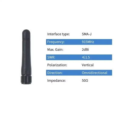 2.0dBi 915M RF всенаправленная высокоусиленная антенна связи
