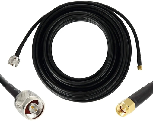 RG58 SMA Мужчина к TNC Мужчина Низкая потеря 50 Ом RF Коаксиальный кабель адаптер TNC к SMA Расширительный кабель для беспроводных устройств LAN