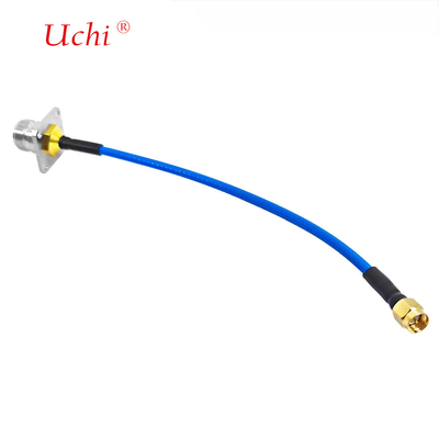 SMA Мужской подключатель к N-типу Женский Jack Flange Panel Mount Connector для SS405 SS-405 Superflex RF Pigtail Extension Cable