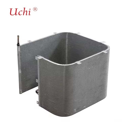 Энергосберегающий змеевидный поперечный пластинчатый микроканальный теплообменник микроканальный конденсатор