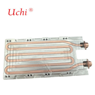 Кастомизированная жидкостная охлаждающая пластина медно-алюминиевого радиатора, водяная охлаждающая пластина, система охлаждения