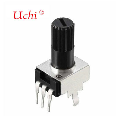 RV09 Однооборотный 10K 12,5 мм Регулируемый Поворотный Углеродистый Пленочный Потенциометр