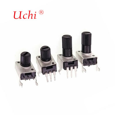 RV09 Однооборотный 10K 12,5 мм Регулируемый Поворотный Углеродистый Пленочный Потенциометр