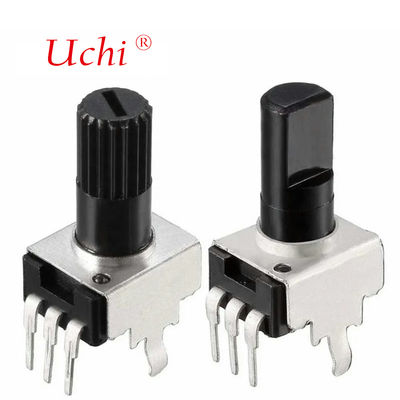 RV09 Однооборотный 10K 12,5 мм Регулируемый Поворотный Углеродистый Пленочный Потенциометр