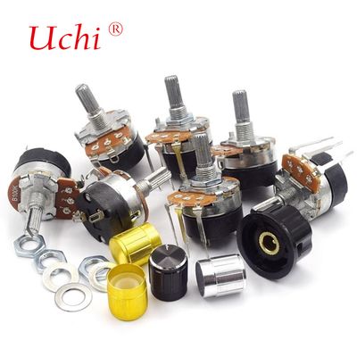 WH138 Resistance Speed Regulator 24mm Carbon Film Rotary Potentiometer