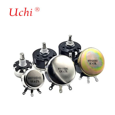 WX111 Однооборотный проволочный потенциометр Регулируемый резистор 1 Вт Прецизионный поворотный потенциометр