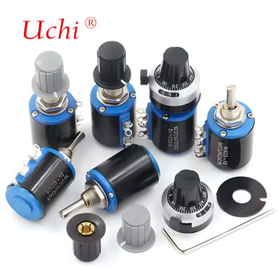 WXD3-12 1W 10k Ом 5-кольцевой многооборотный прецизионный проволочный потенциометр