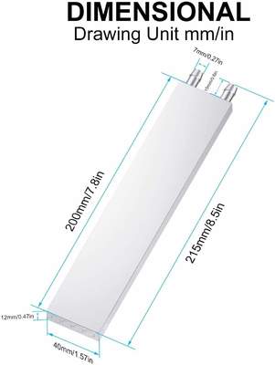 Система радиатора с жидким водяным охладителем с серебряной теплопоглощающей головой