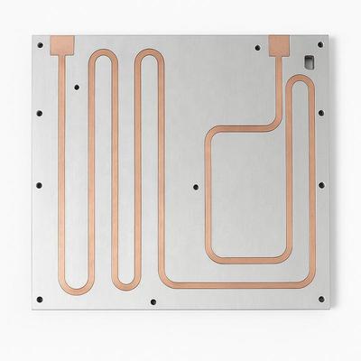 CNC-обработка Водоохлаждающая плита Жидкий охлаждающий блок ПСУ Труба Тепловая раковина,пластина с жидкостным охлаждением