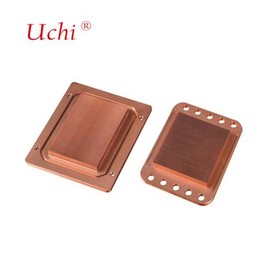 Полно-медная квадратная высокоплотная сдвижная тепловая раковина, беспроветривательные CNC-компоненты