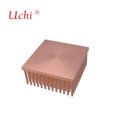 Mini Square Copper Cold Forged Pin Fin Heat Sink