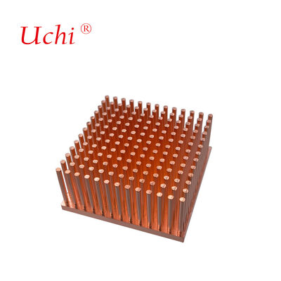 Mini Square Copper Cold Forged Pin Fin Heat Sink