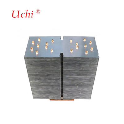 1500 Вт светодиодный теплоотводы - 5 Zipper Fin тепловой трубы охлаждающий модуль