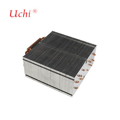 1500 Вт светодиодный теплоотводы - 5 Zipper Fin тепловой трубы охлаждающий модуль