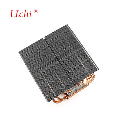 1500 Вт светодиодный теплоотводы - 5 Zipper Fin тепловой трубы охлаждающий модуль