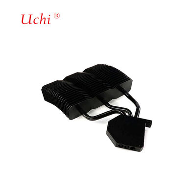 Высокоточный черный алюминиевый светодиодный растворитель