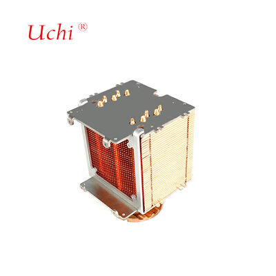 Высокопроизводительный чистый медный цилиндрический фин тепловой трубы светодиодный теплоотводы