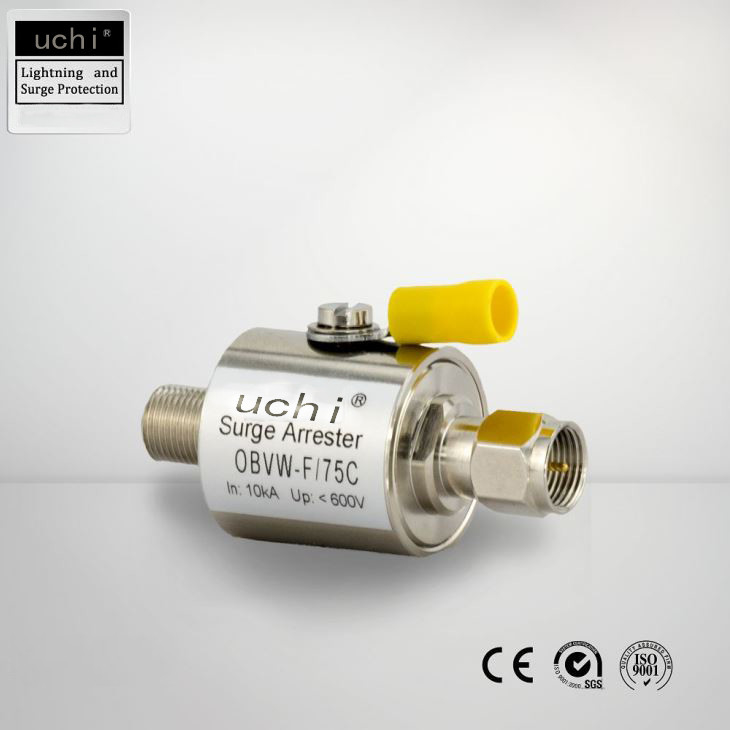 Тип импеданс AC280V 20kA f SPD 75Ohm прибора защиты от перенапряжения линии перемены даты