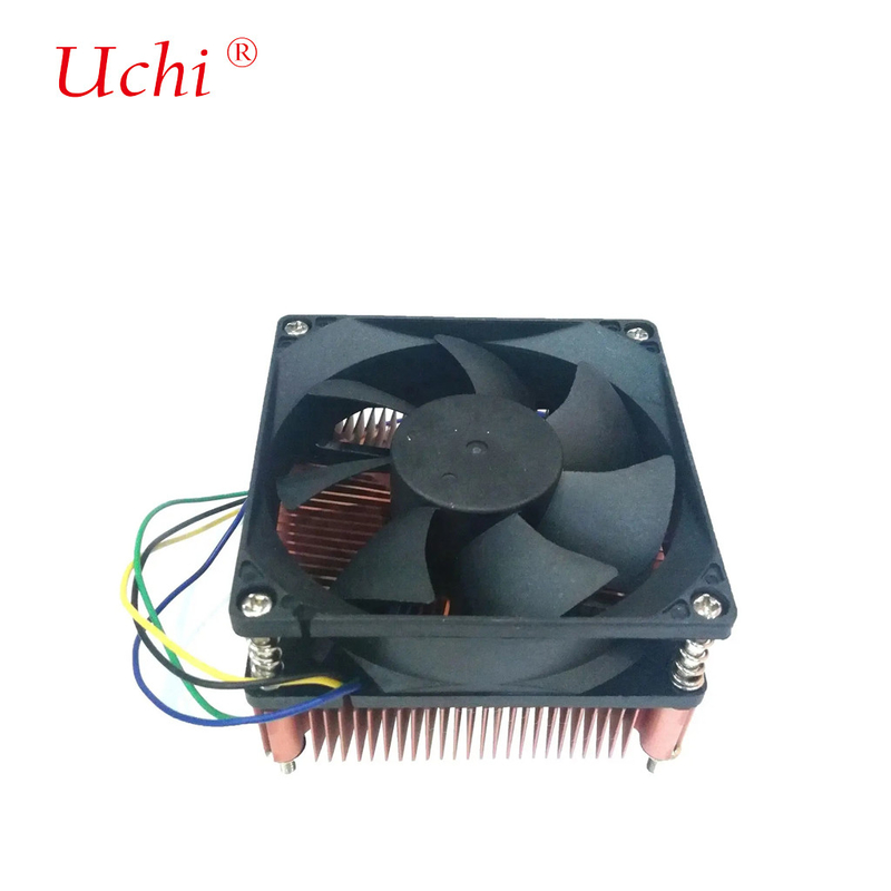 Медное теплоотводное отверстие теплорассеивающее масло TDP 60W Cpu охладитель вентилятор безмолвный Pwm 3 пин 4 пин I3 I5 Intel Lga775 1150 1151