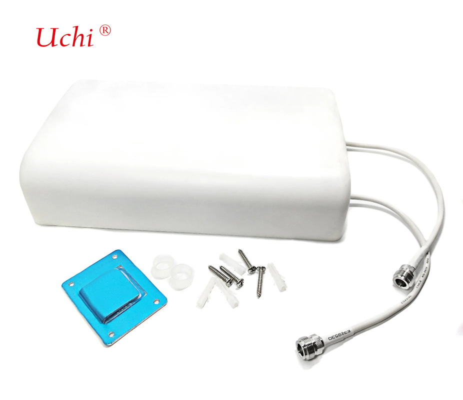 5G 698-2700MHz 2t2r MIMO панельная антенна с N-женской *2 и низким PIM -150dBc
