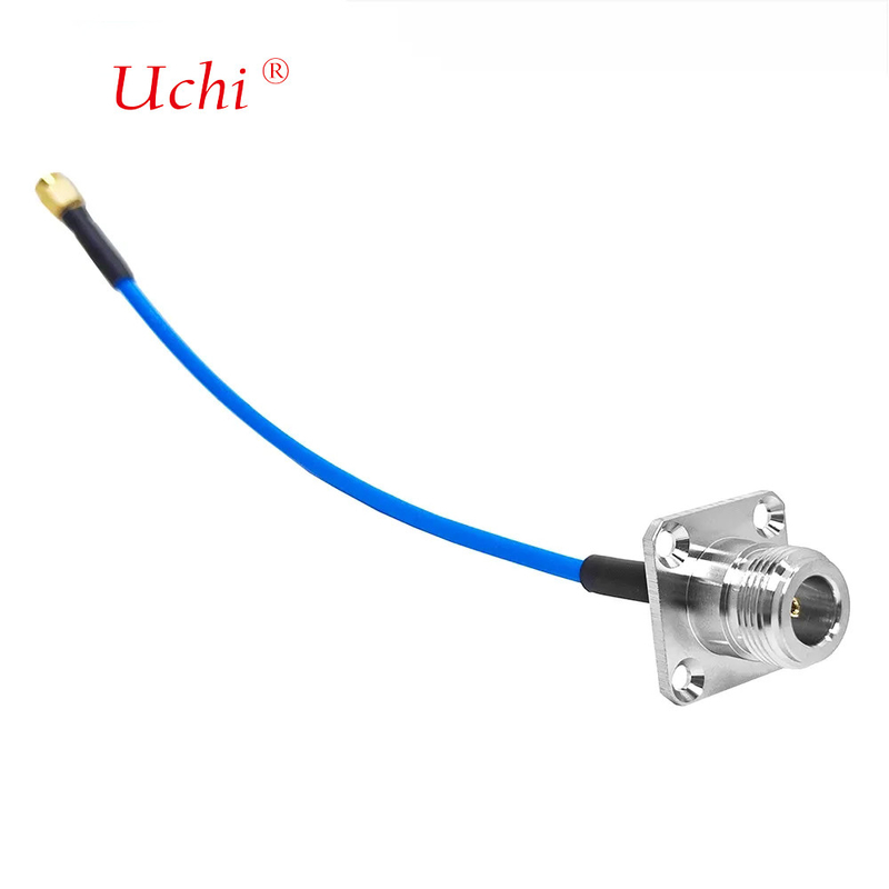 SMA Мужской подключатель к N-типу Женский Jack Flange Panel Mount Connector для SS405 SS-405 Superflex RF Pigtail Extension Cable
