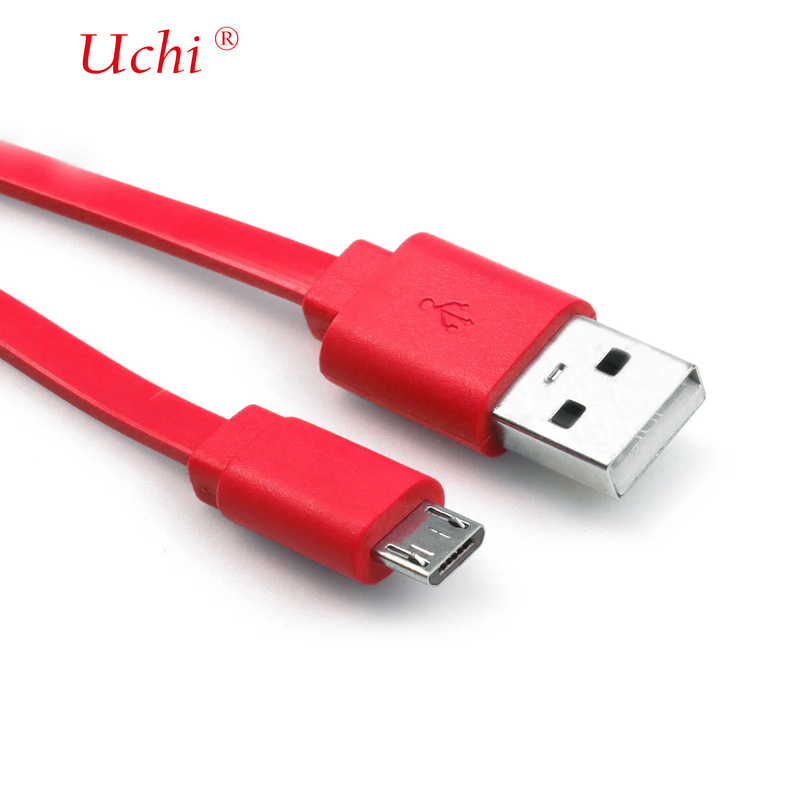 USB 3A Type C Cable Charger PVC Flat Noddle Shape Type Fast Charging Для мобильных мобильных телефонов кабель зарядного устройства