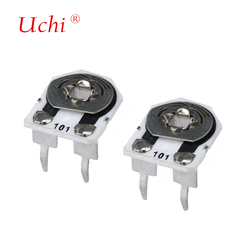 W206 Single-turn Potentiometer Metal Glass Glaze Trimmer Potentiometer 0.25-watt Preset Potentiometer