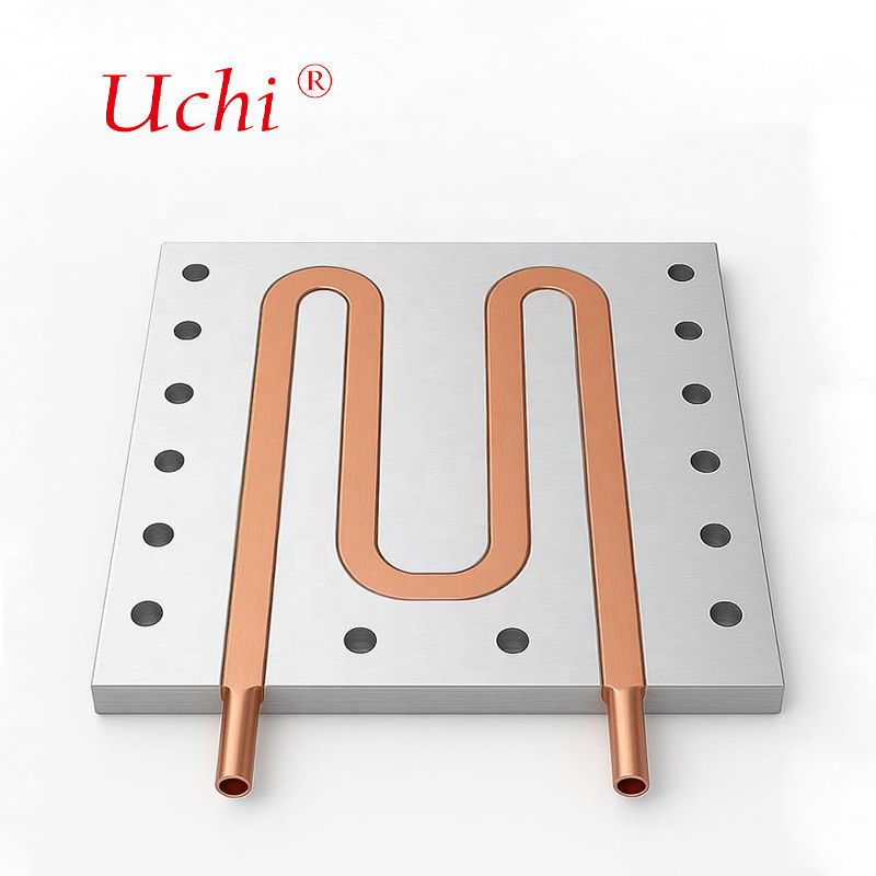 CNC-обработка Водоохлаждающая плита Жидкий охлаждающий блок ПСУ Труба Тепловая раковина,пластина с жидкостным охлаждением