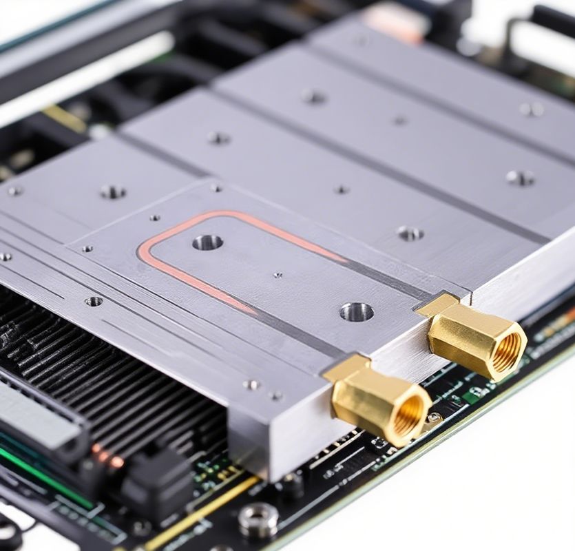 Микро-маленькая батарея водяного охлаждения Алюминиевая пластина жидкостного охлаждения Поверхность с жидкостным охлаждением