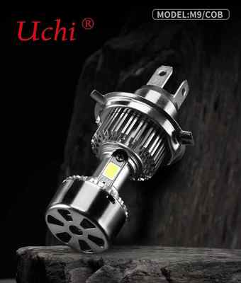 Светодиодная лампа для мотоцикла M9 LED с вентилятором охлаждения 3300 LM, 9-18 В